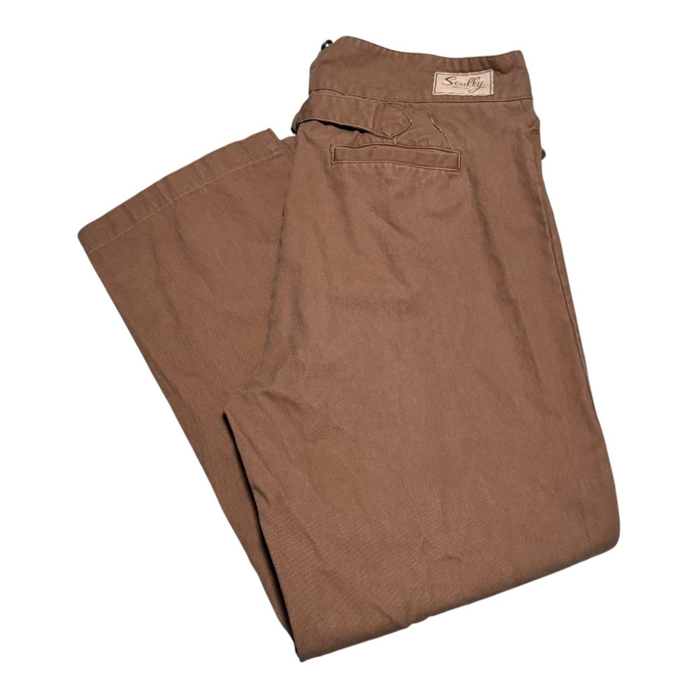 Scully Cotton Straight Leg Canvas Buckle‎ Back Pants Men's 38 (39x29 3/8)